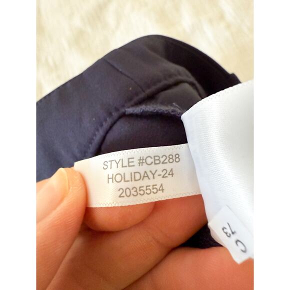 J.Crew Factory | NWT Slim-fit Full-length Trouser Pant For Women Navy | Sz P12 - Picture 10 of 10